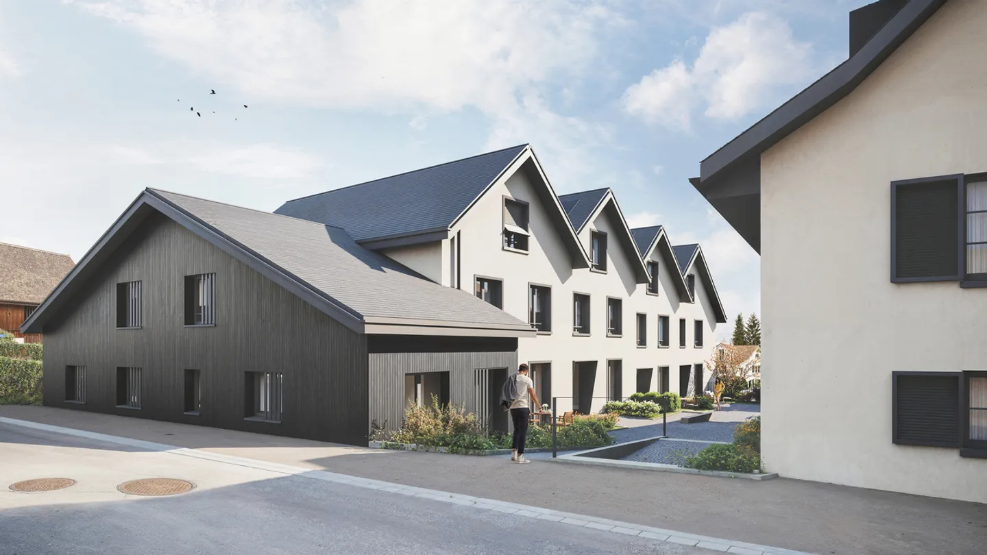 Le design rencontre le confort de vie : Nouvelle construction « Brunnenhof » maison de ville 6.5 pièces - Photo 6 sur 6