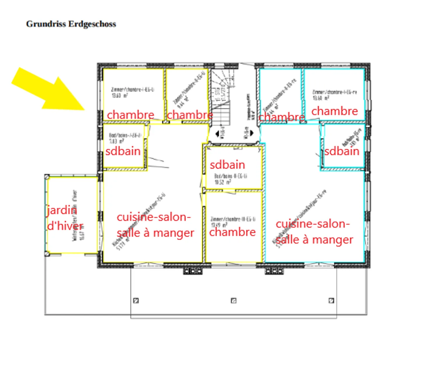 Magnificent 4.5-room apartment with terrace and veranda, 200m2 garden optional - Photo 22 of 24