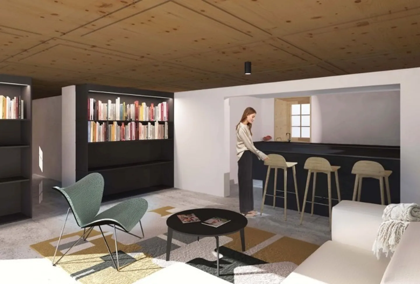 Die Kreta von Four: 5,5-Zimmer-Duplex im Herzen des Dorfes - Foto 2 von 3