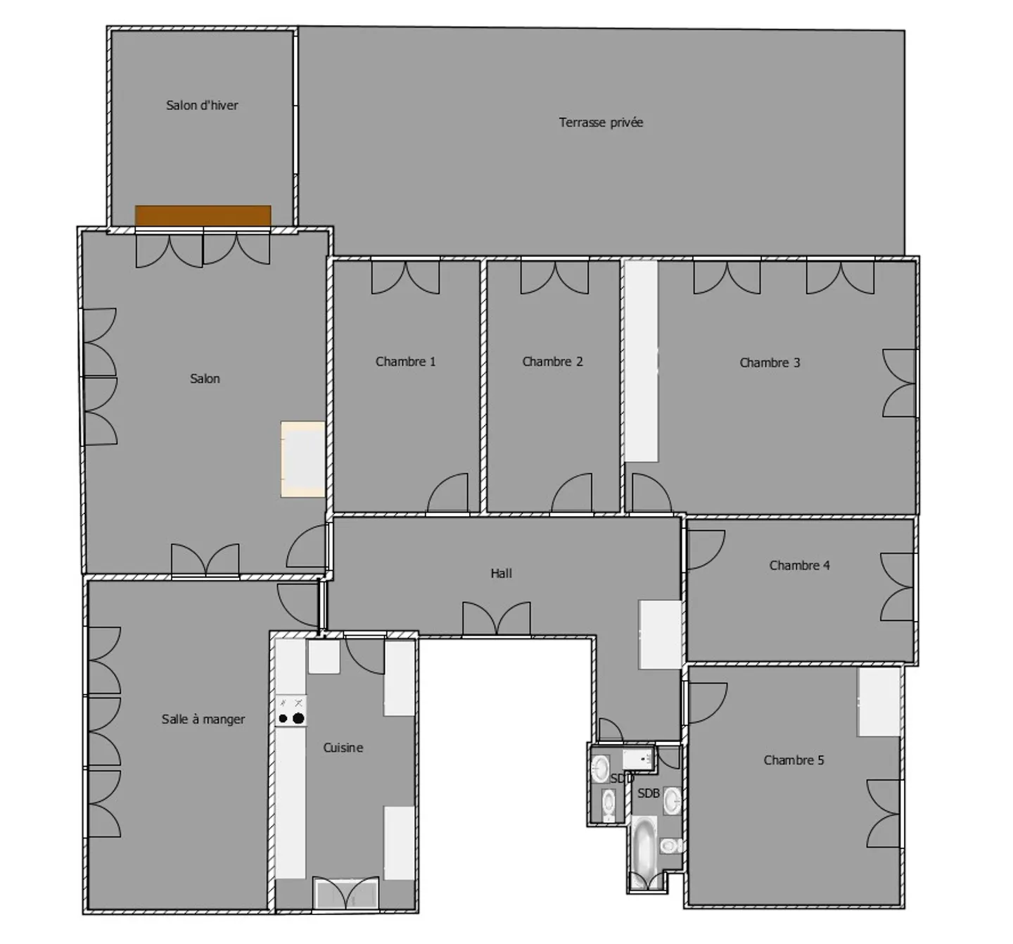 Prachtvolle 7-Zimmer-Wohnung mit Kamin in Neuchâtel - Photo 13 of 13