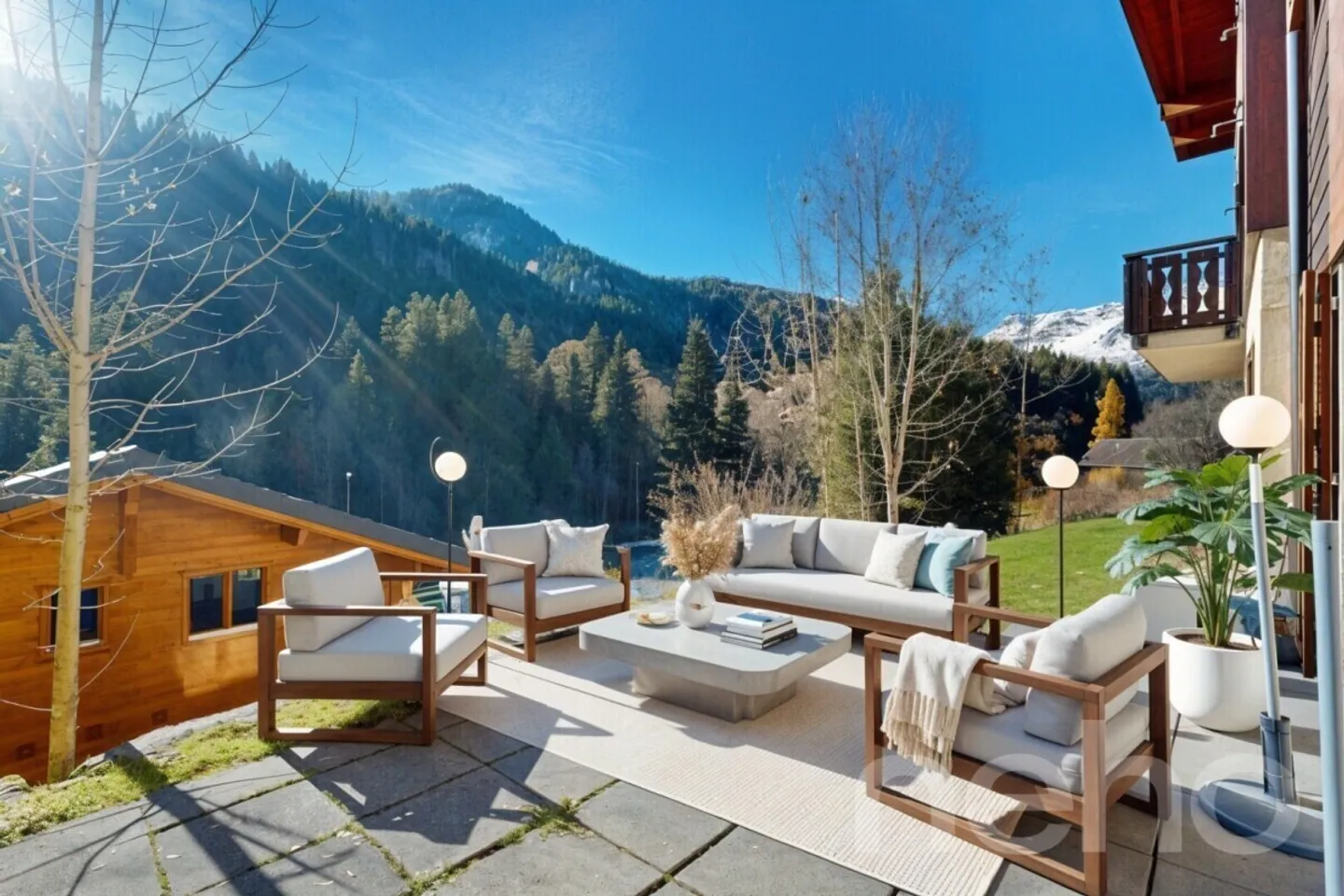 Duplex lumineux avec grande terrasse au c?ur de Morgins - Photo 1 sur 12