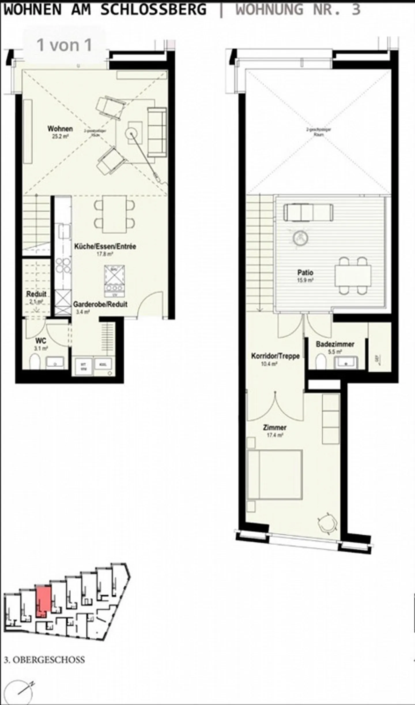 Appartement central de 2,5 pièces au cœur de Baden - Photo 7 sur 7