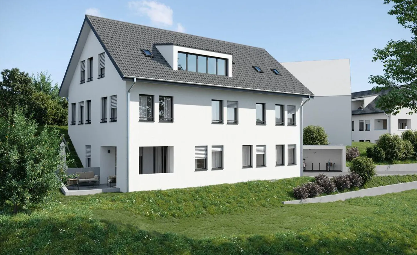 NUOVA COSTRUZIONE MODERNA CON ATMOSFERA CONFORTEVOLE E GIARDINO! - Foto 1 di 6