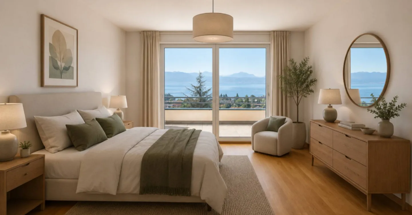 Spacious top floor with spectacular view of the lake - Photo 3 of 7