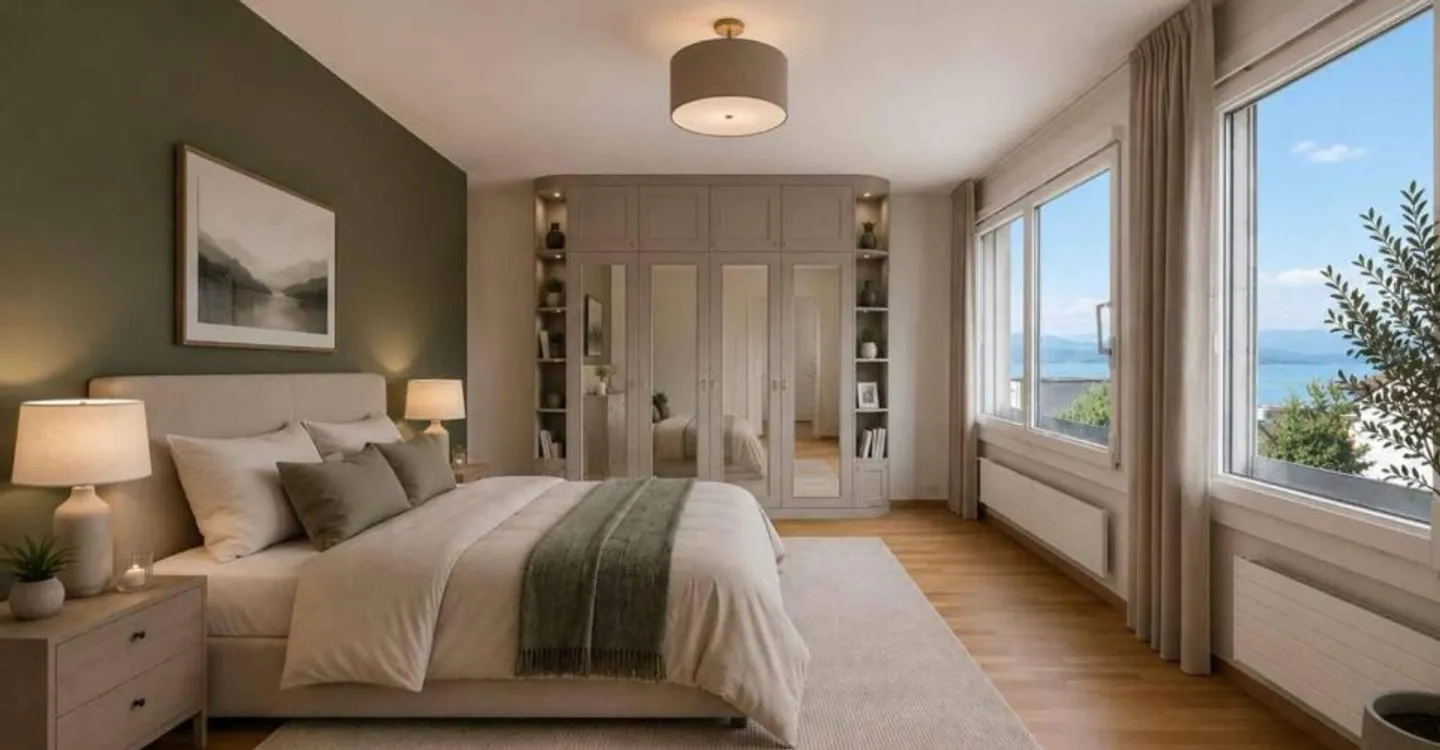 Spacious top floor with spectacular view of the lake - Photo 5 of 7