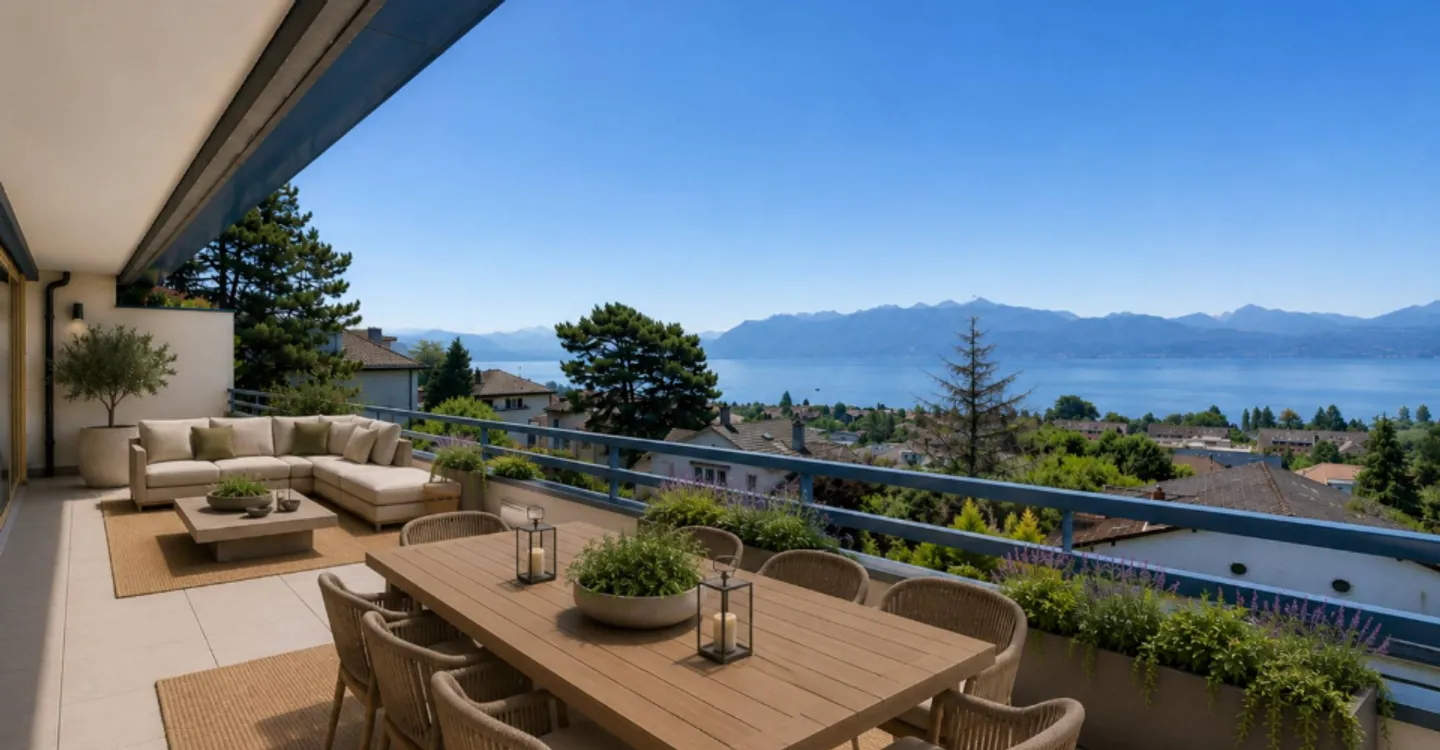 Spacious top floor with spectacular view of the lake - Photo 7 of 7
