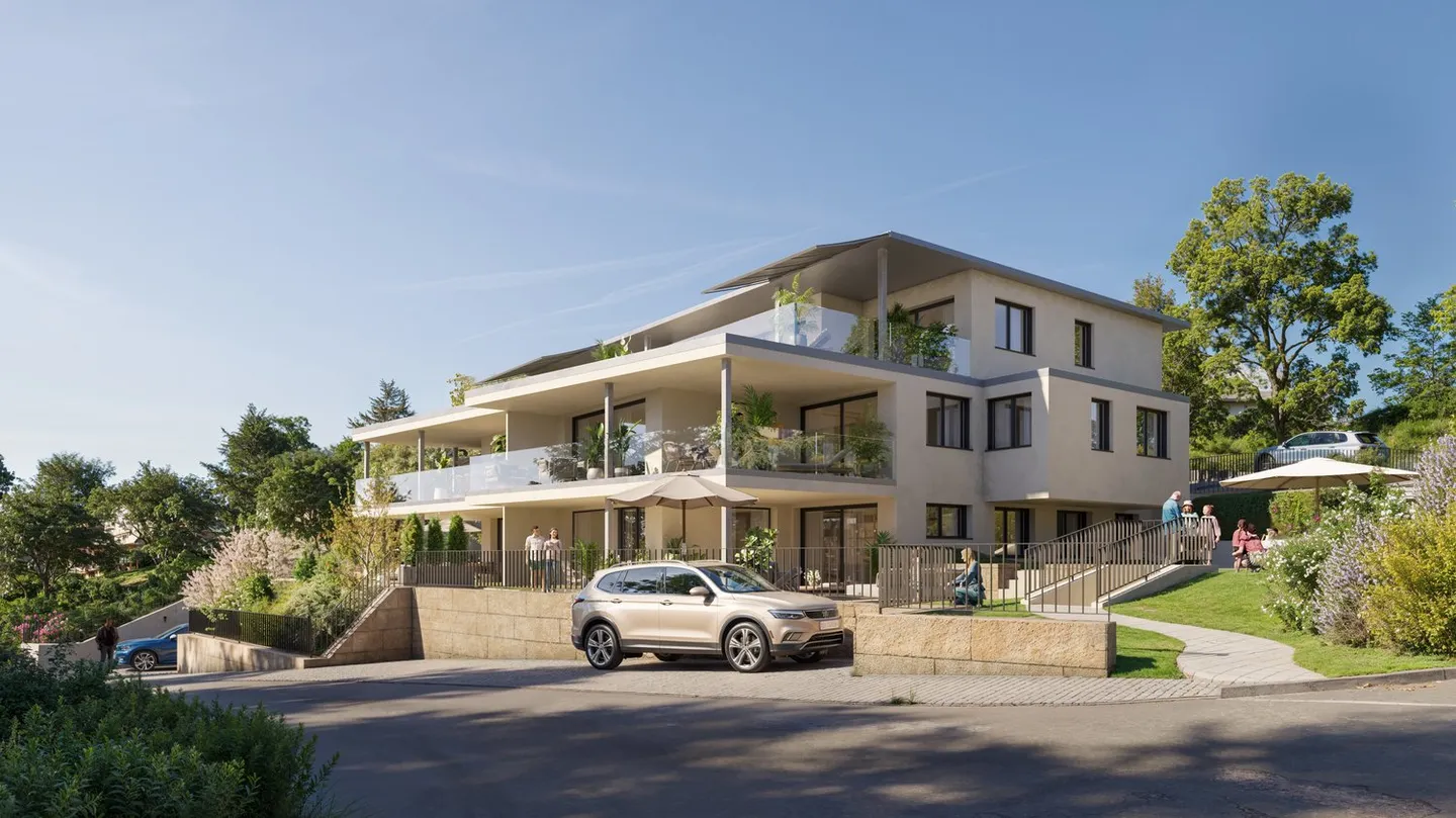First-class new construction project in Oberdürnten: High-quality ground floor garden apartments - Photo 1 of 7