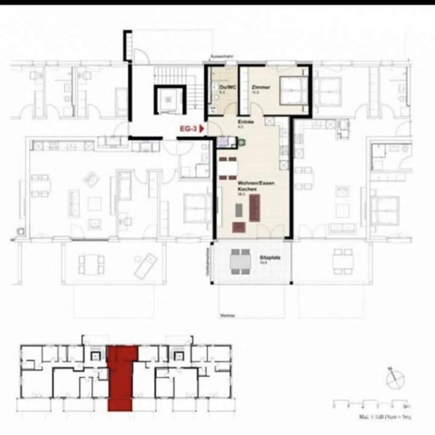 Moderne 2.5 Zi. sucht Nachmieter - Foto 9 von 9