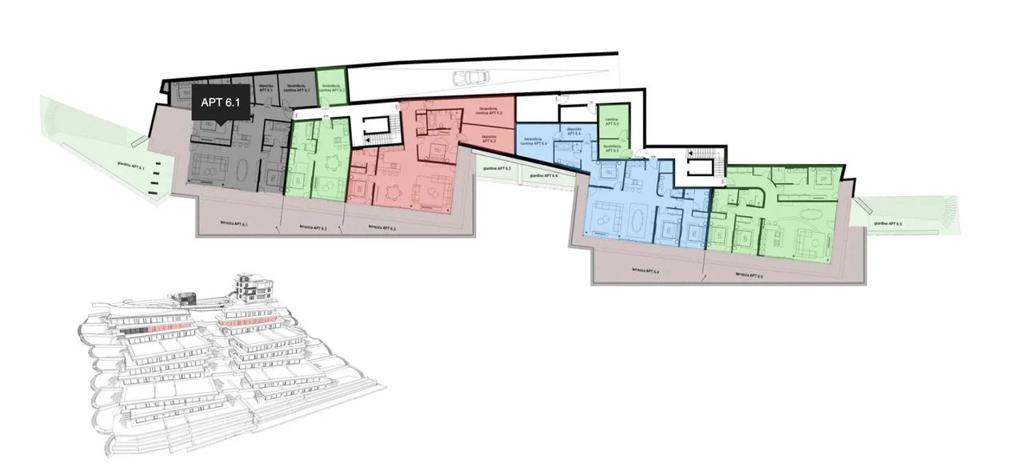 Modern Apartment with Terrace, Garden and Mountain View - Photo 12 of 14