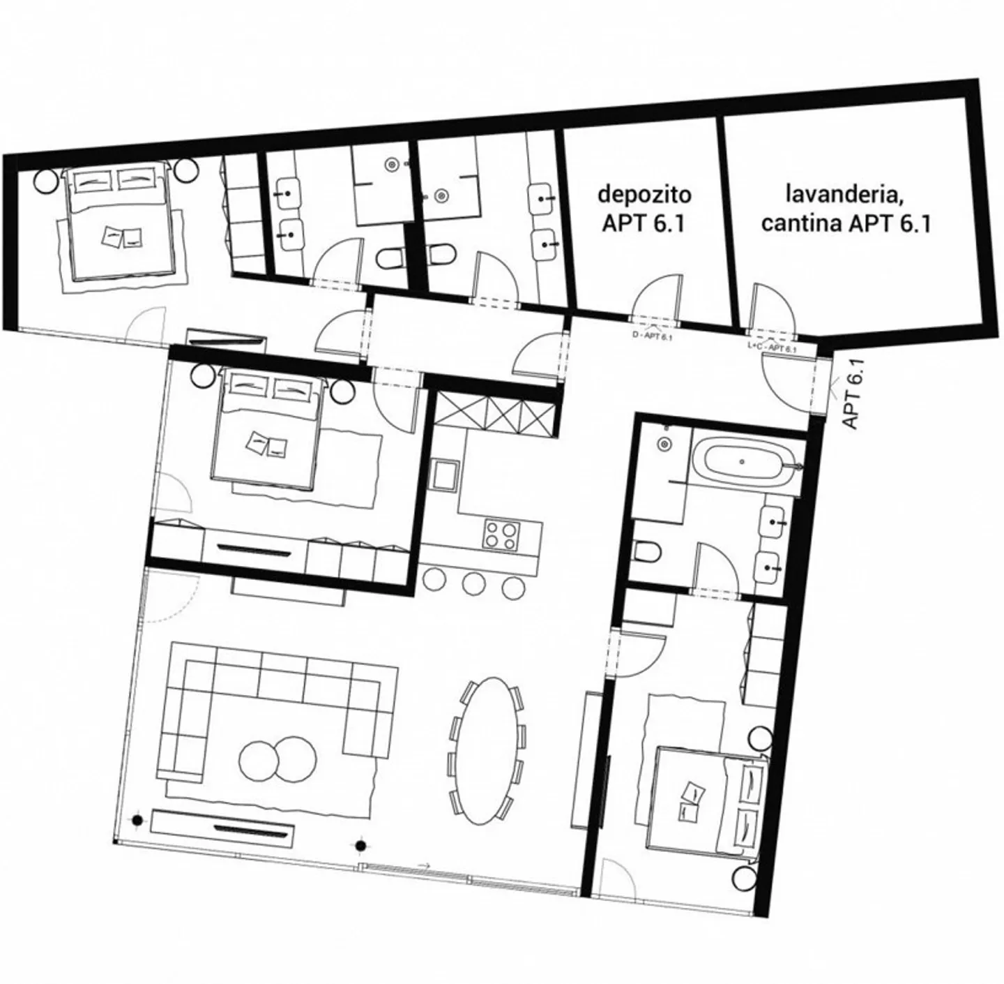 Modern Apartment with Terrace, Garden and Mountain View - Photo 14 of 14