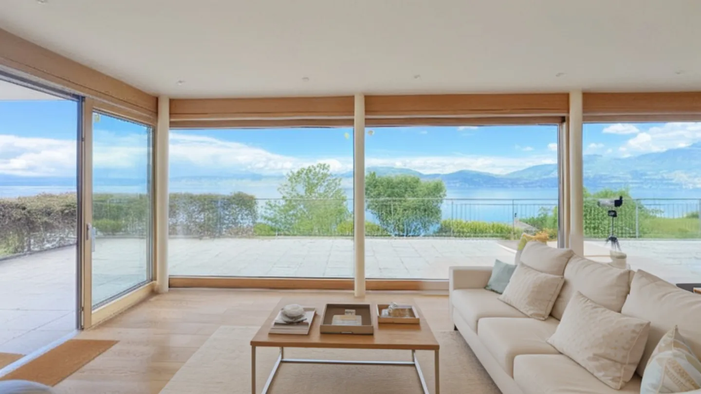 Luxurious architect-designed villa with breathtaking 180° view of Lake Geneva! - Photo 10 of 26