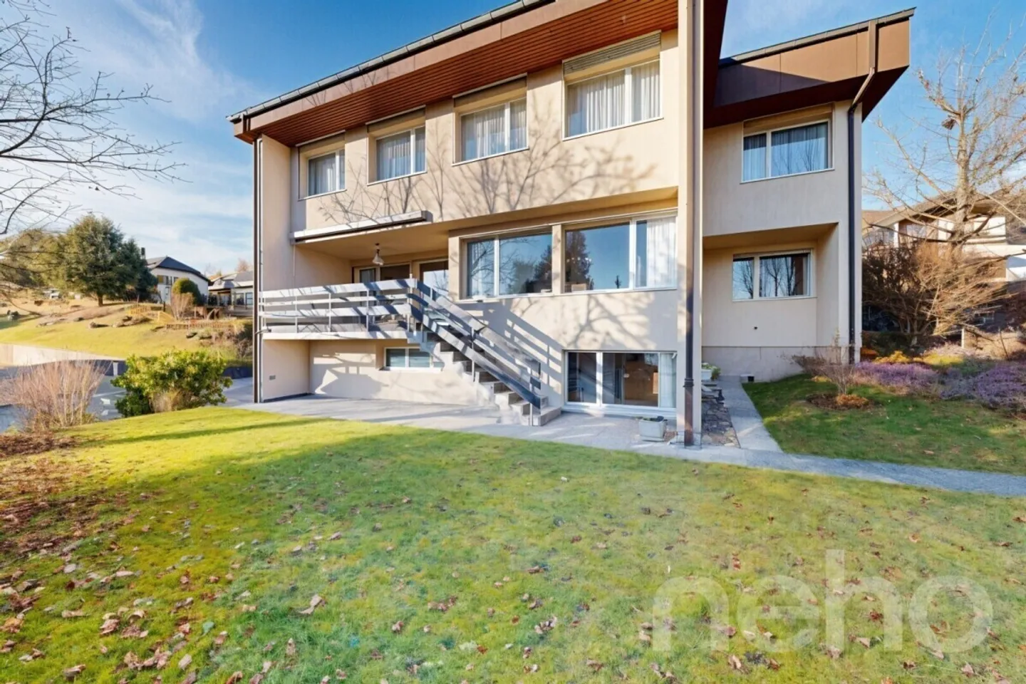 Familienhaus mit Blick auf die Préalpen in Villars-sur-Glâne - Foto 1 von 12