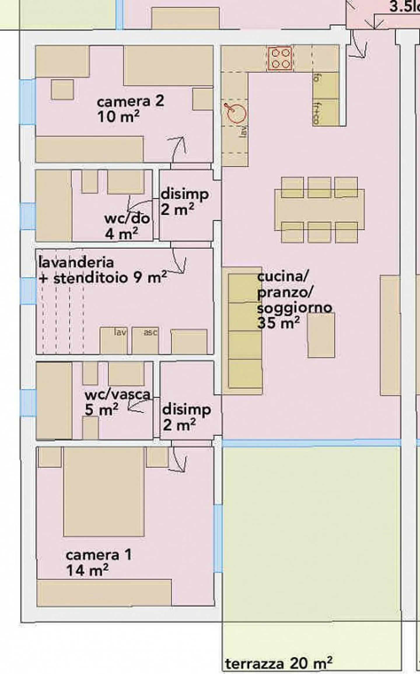 Nuovo Appartamento con Terrazza - Foto 7 di 12