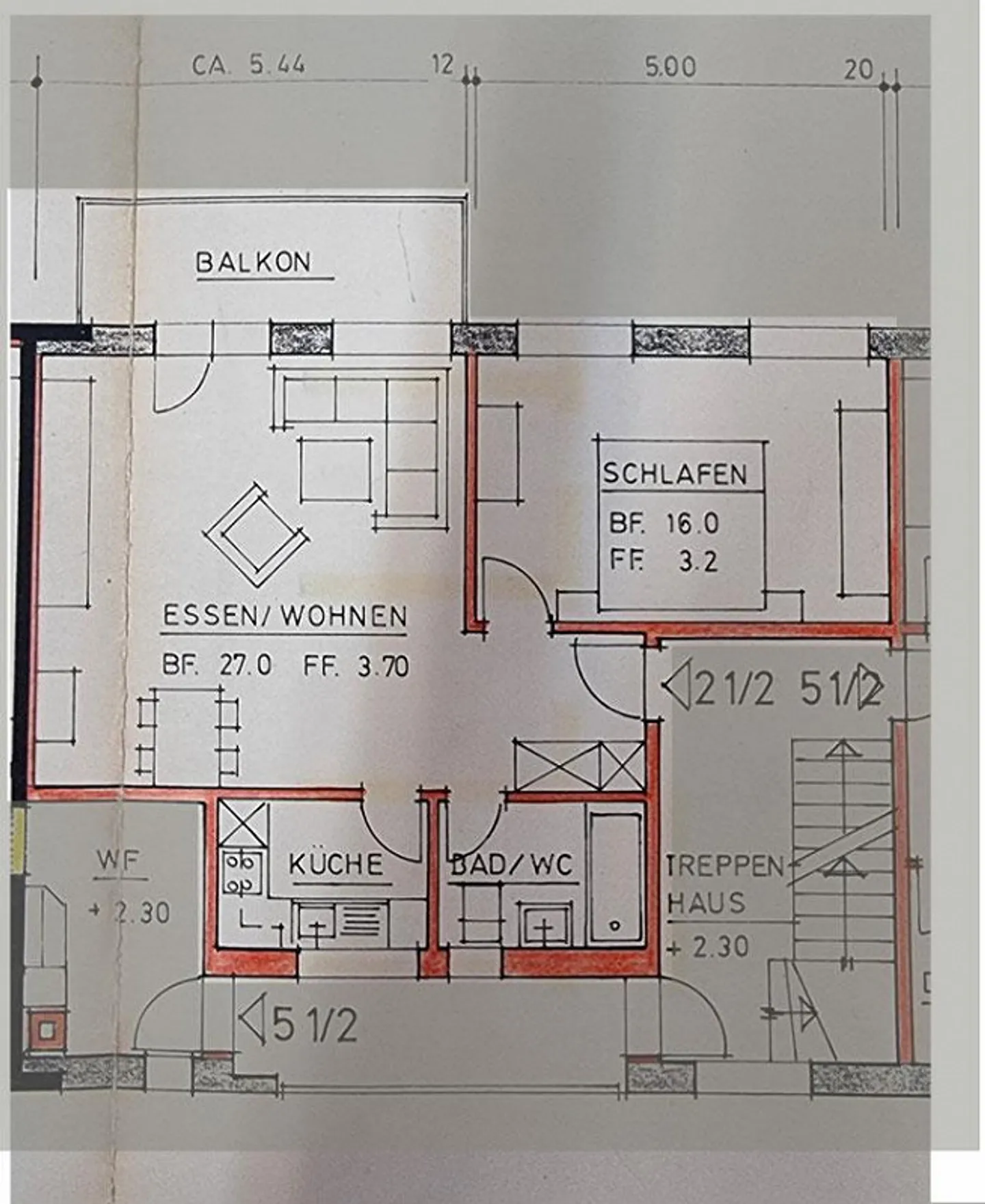 2 1/2 Room Apartment in the Village Center of Mörschwil - Photo 5 of 5