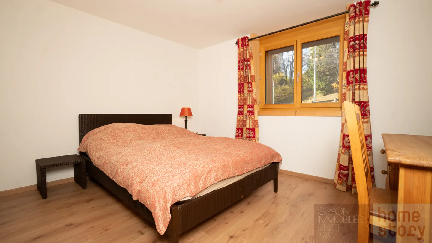 Cozy 3.5-room Minergie apartment with mountain view in Gryon - Photo 7 of 16