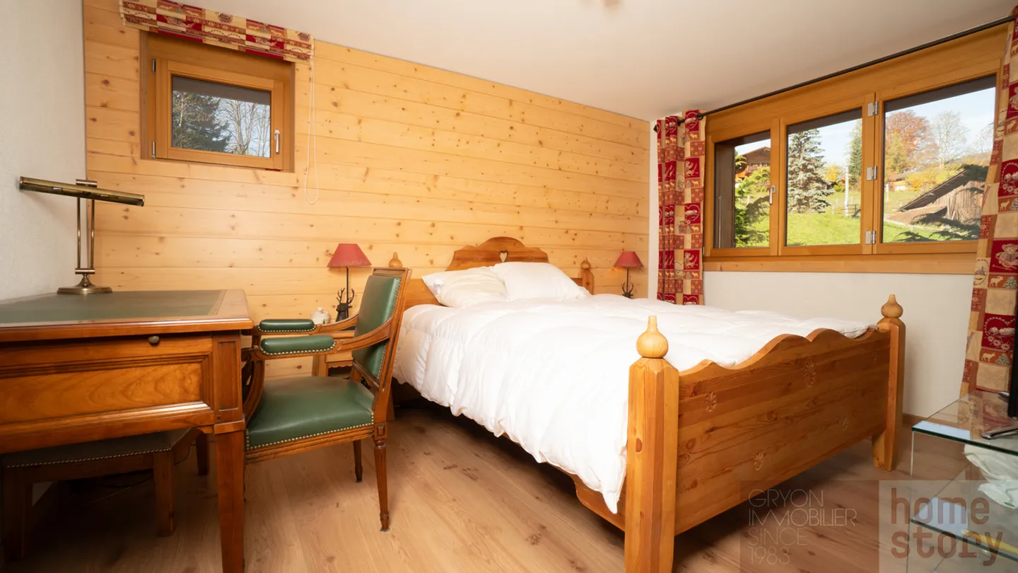 Cozy 3.5-room Minergie apartment with mountain view in Gryon - Photo 9 of 16