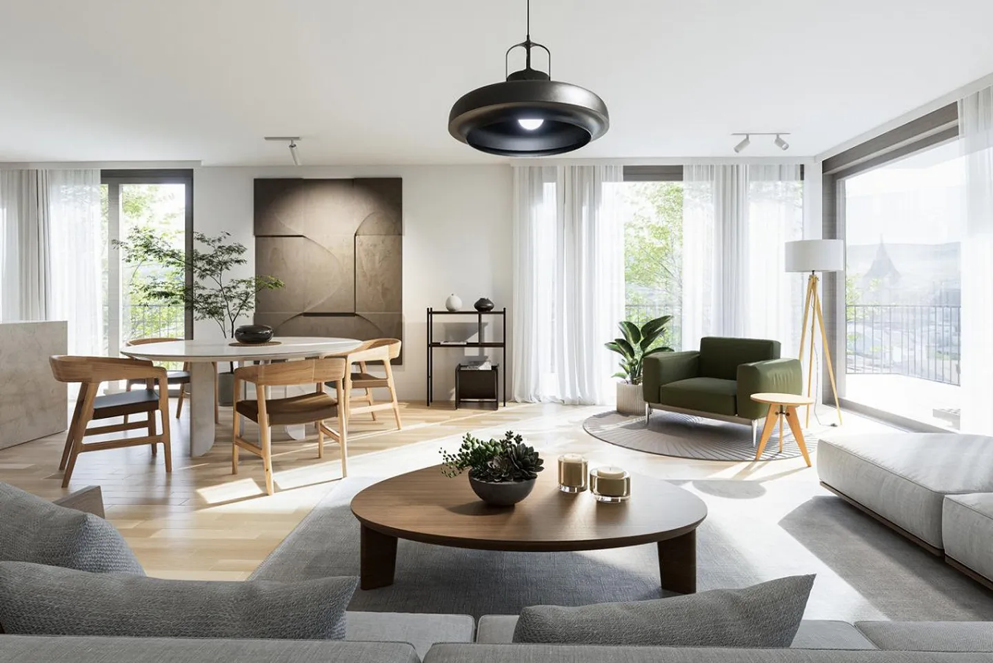 Modernes Terrassenapartment in Laufen - Foto 4 von 10