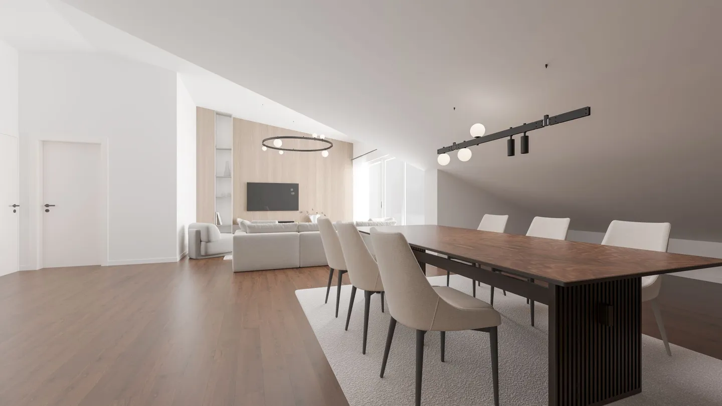 Charming penthouse apartments with south-facing balcony - panoramic view included - Photo 1 of 8