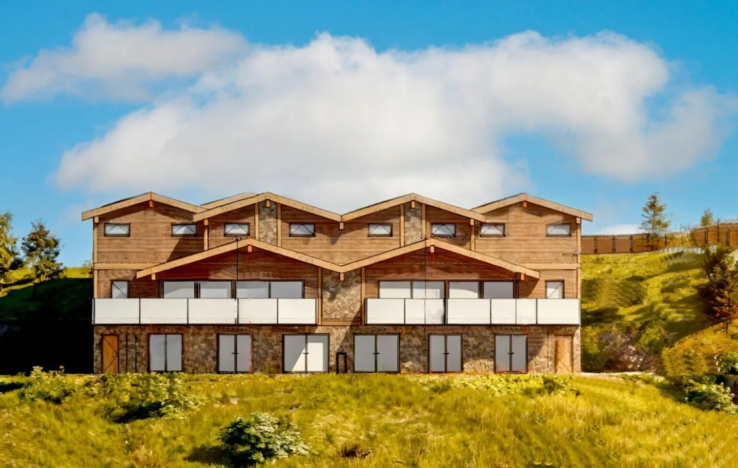 Projet de 2 villas avec permis et chalet d'architecte de 2 logements. - Photo 11 sur 12