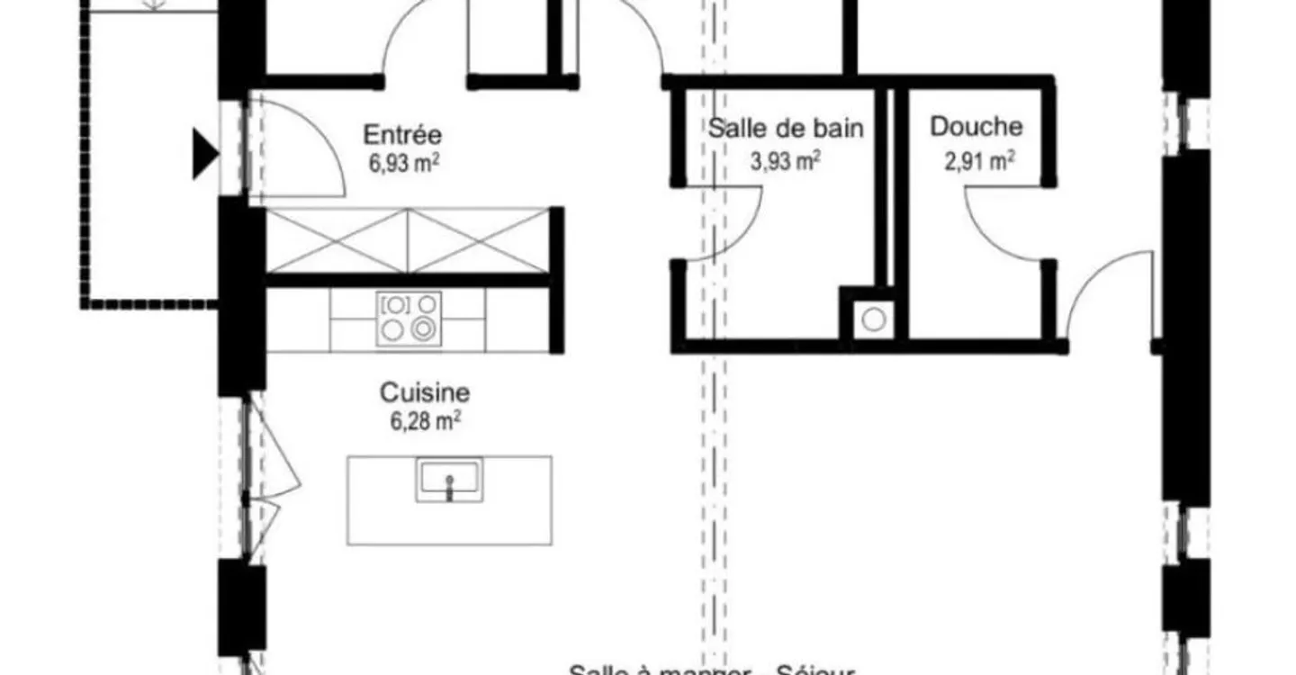 Appartement Contemporain dans Quartier Tranquille - Photo 5 sur 6