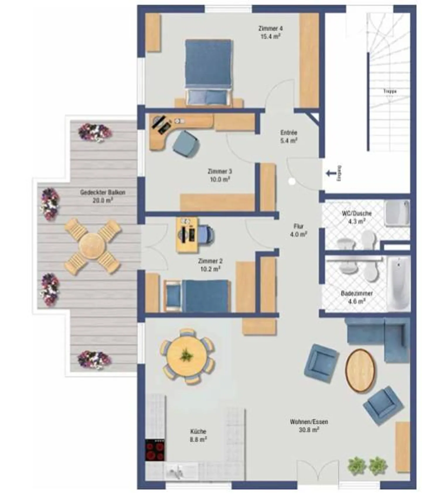 Renovierte 4.5-Zimmer Wohnung - Foto 15 von 15