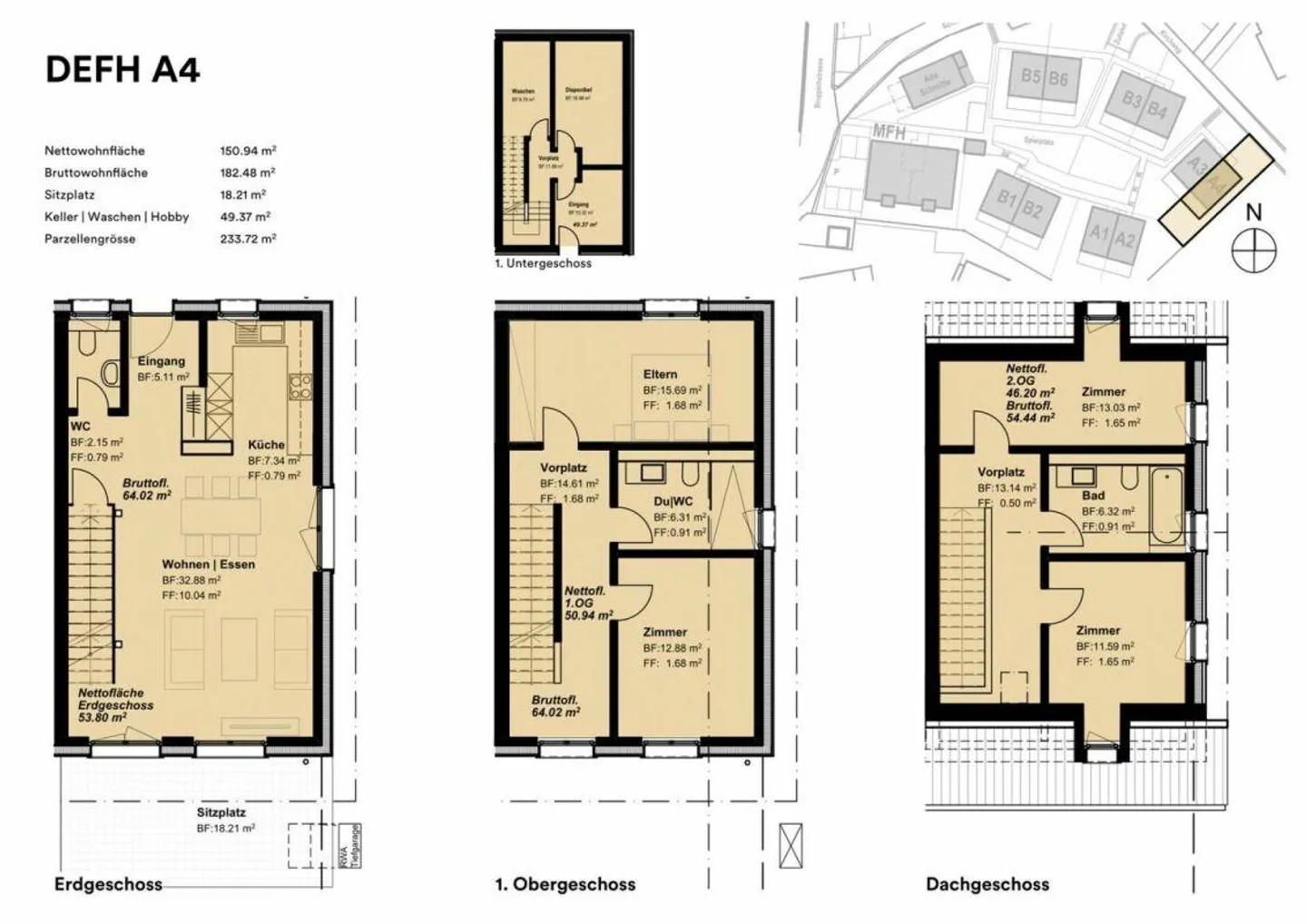 Doppeleinfamilienhaus in Buch am Irchel - Foto 2 von 10