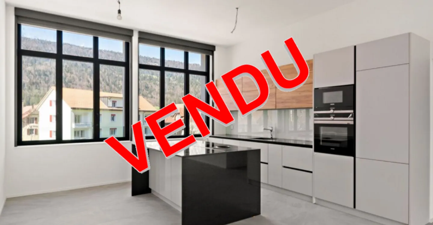 Courtelary, letzte 3,5-Zimmer-Wohnung, Balkon, Aufzug - Foto 1 von 13