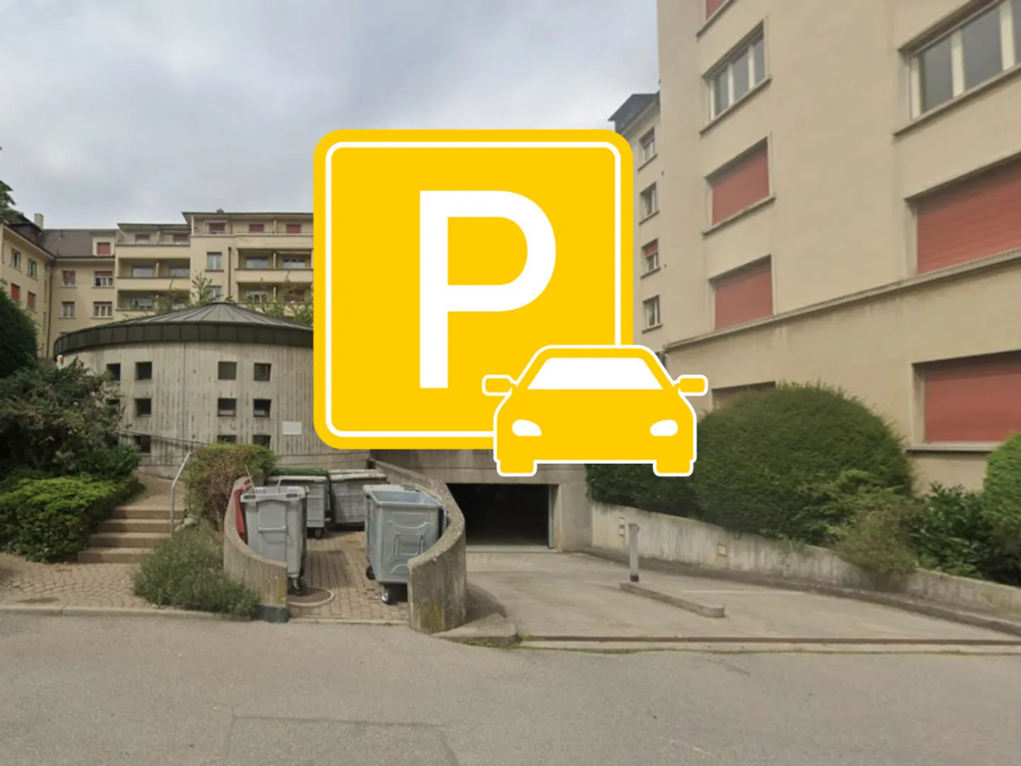 Tiefgaragenstellplatz in Fribourg - Foto 2 von 4