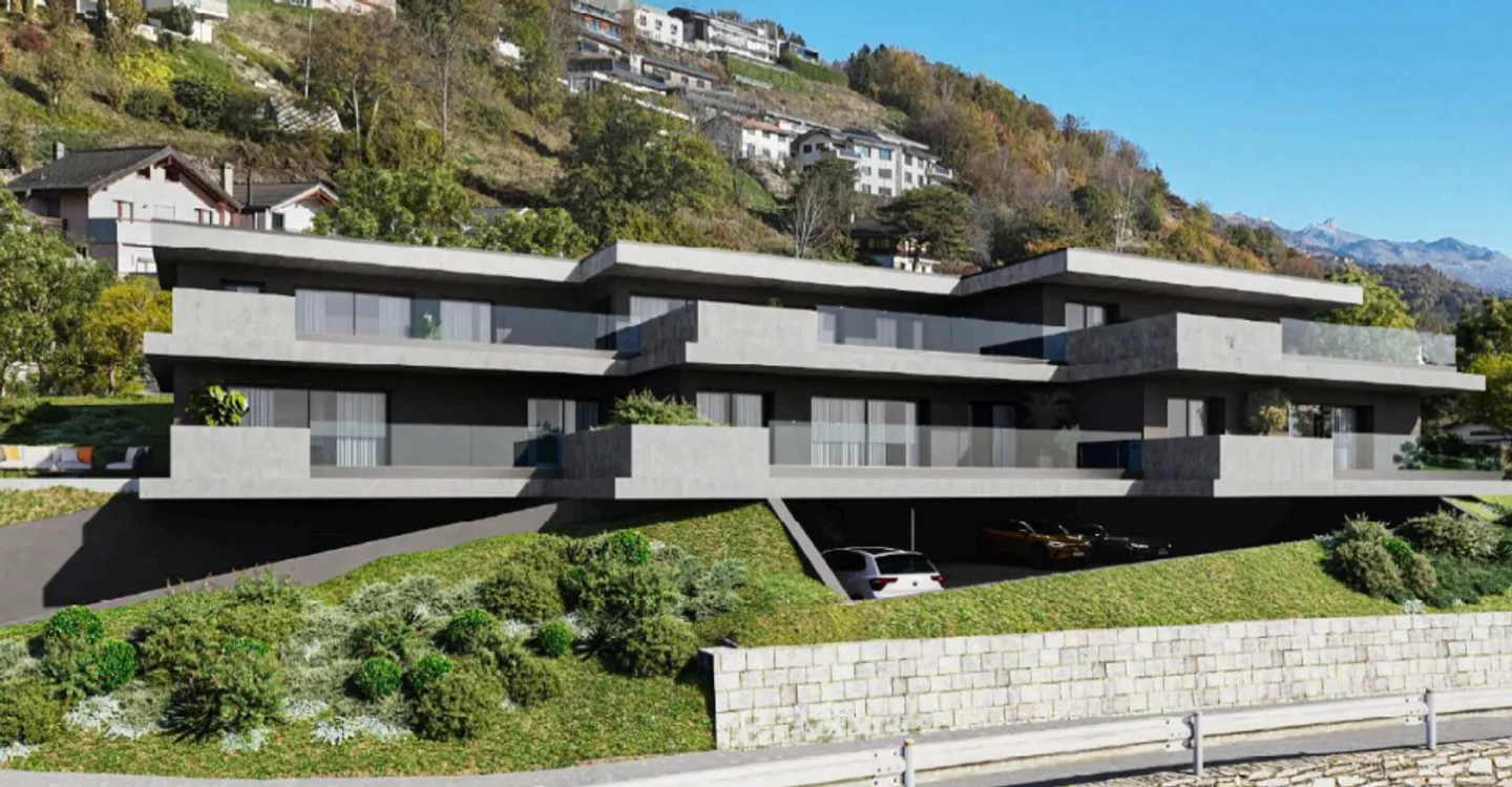 3.5-Zimmer-Attikawohnung ab Plan mit Terrasse - Les Terrasses à Willy - Foto 2 von 6