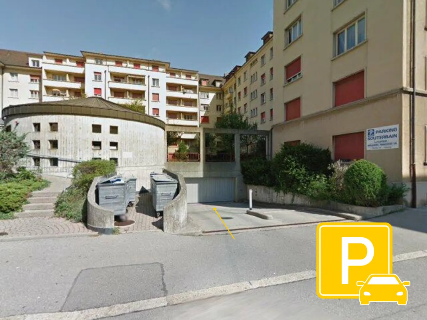 Tiefgaragenstellplatz in Fribourg - Foto 1 von 4