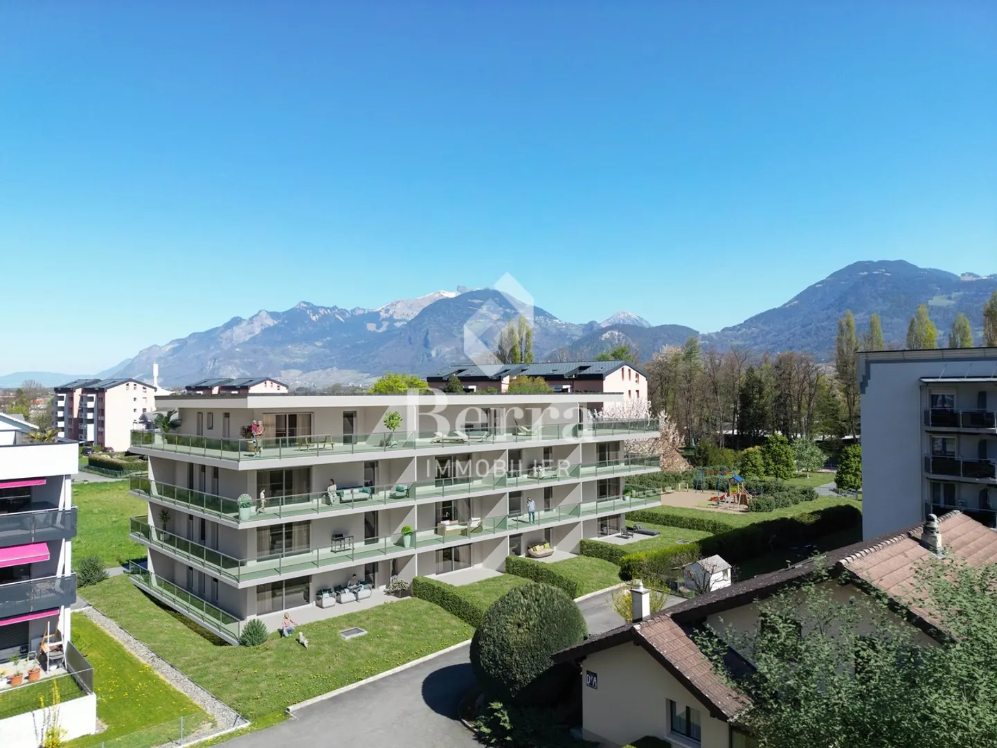 Moderne Wohnungen in Monthey - Foto 1 von 13