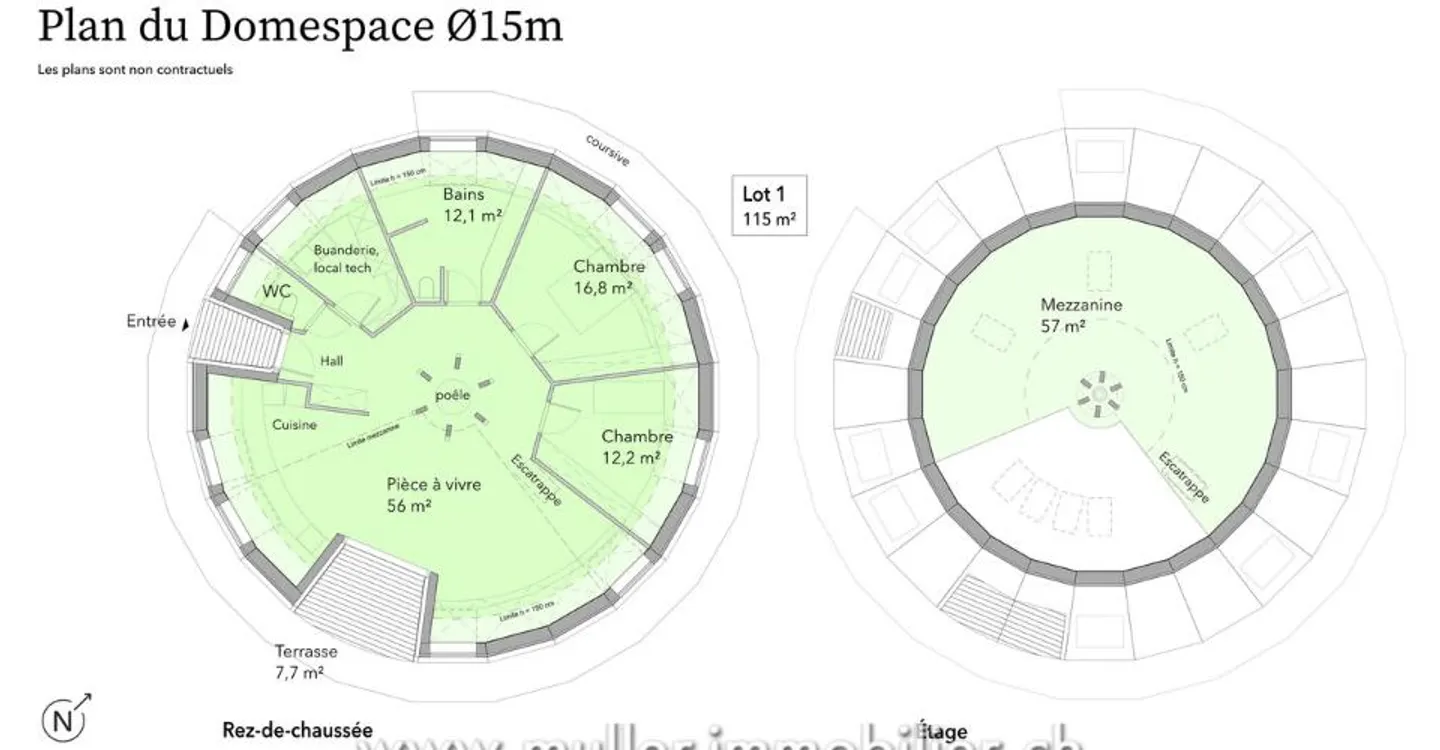 Domespace, einzigartige Villa für Liebhaber der Freiburger Dörfer - Foto 7 von 12