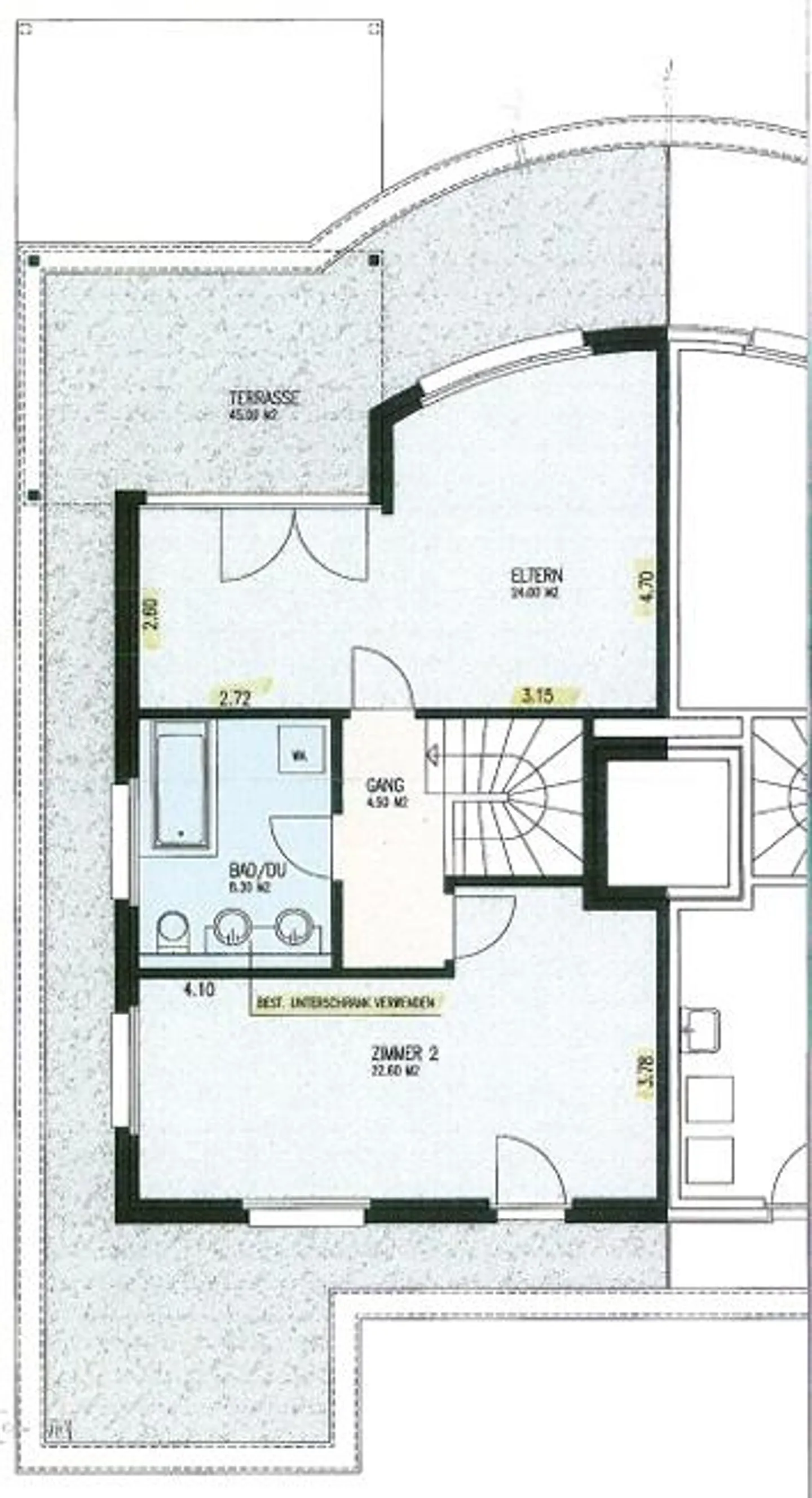 Appartement duplex de 4,5 pièces bien entretenu dans un emplacement privilégié à Amriswil - Photo 10 sur 11