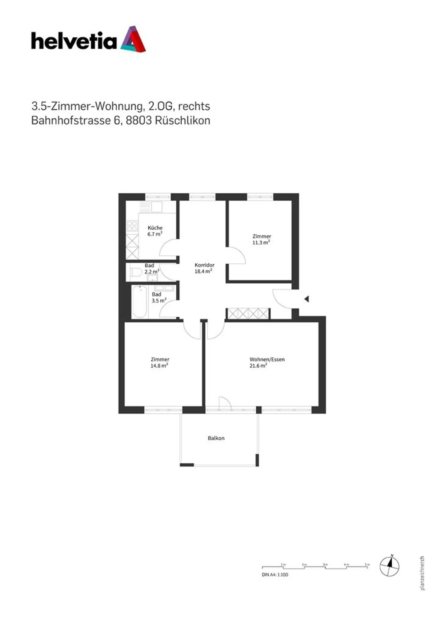 Charming Apartment in Rüschlikon - Photo 8 of 9