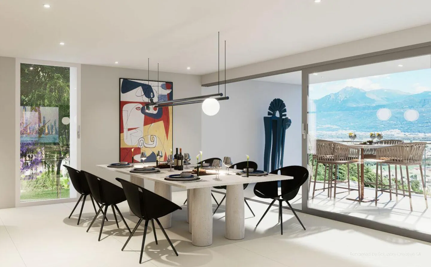 Lussuoso 5.5 locali: modernità ed eccellenza con vista lago - Foto 11 di 23
