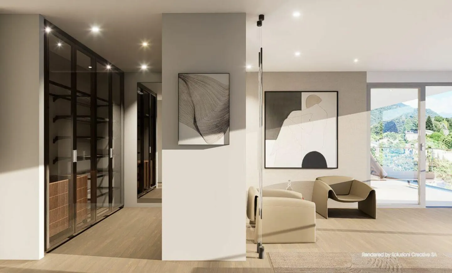 Lussuoso 5.5 locali: modernità ed eccellenza con vista lago - Foto 15 di 23