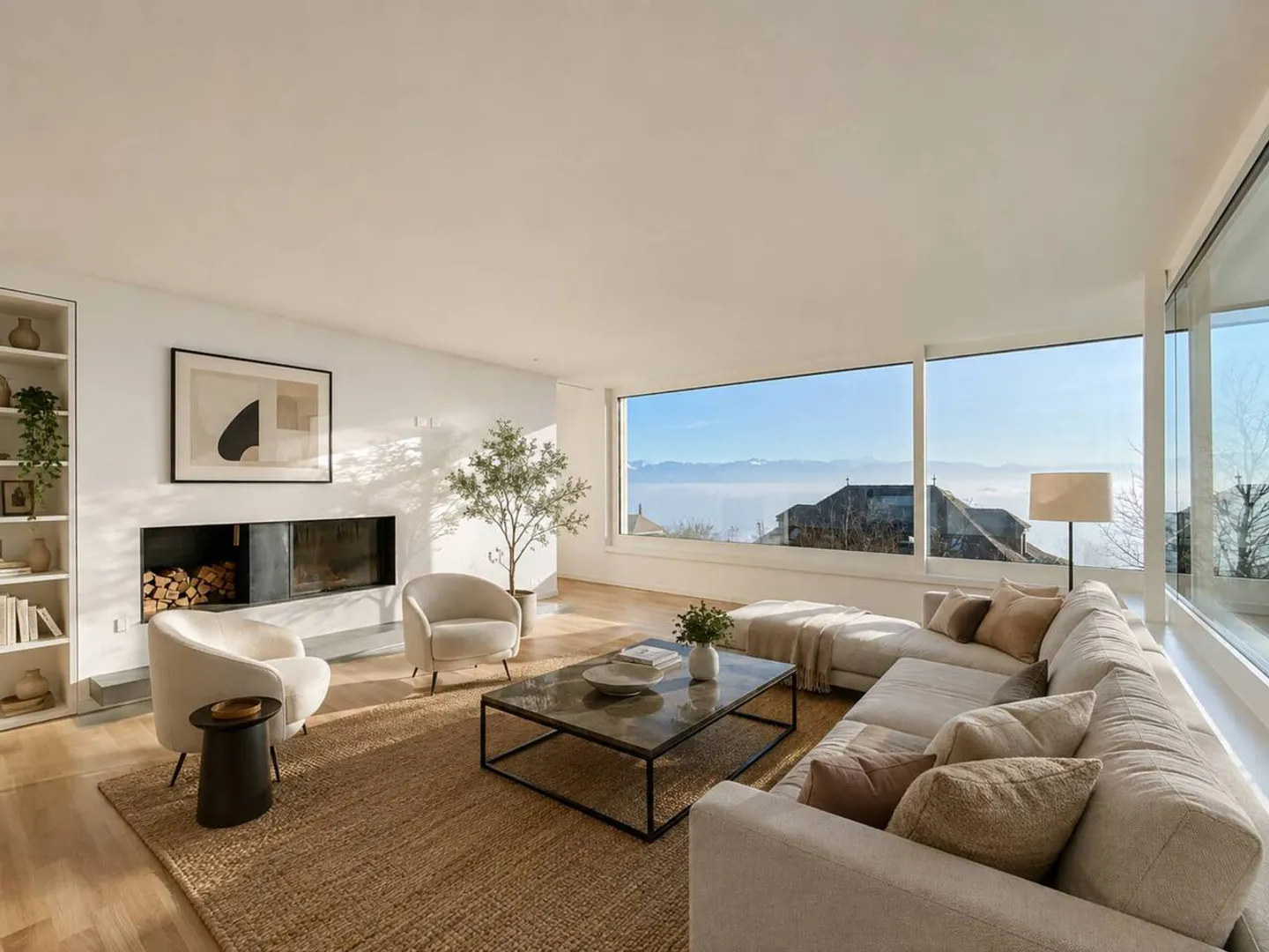 Villa contemporanea con vista panoramica sul lago - Foto 1 di 12