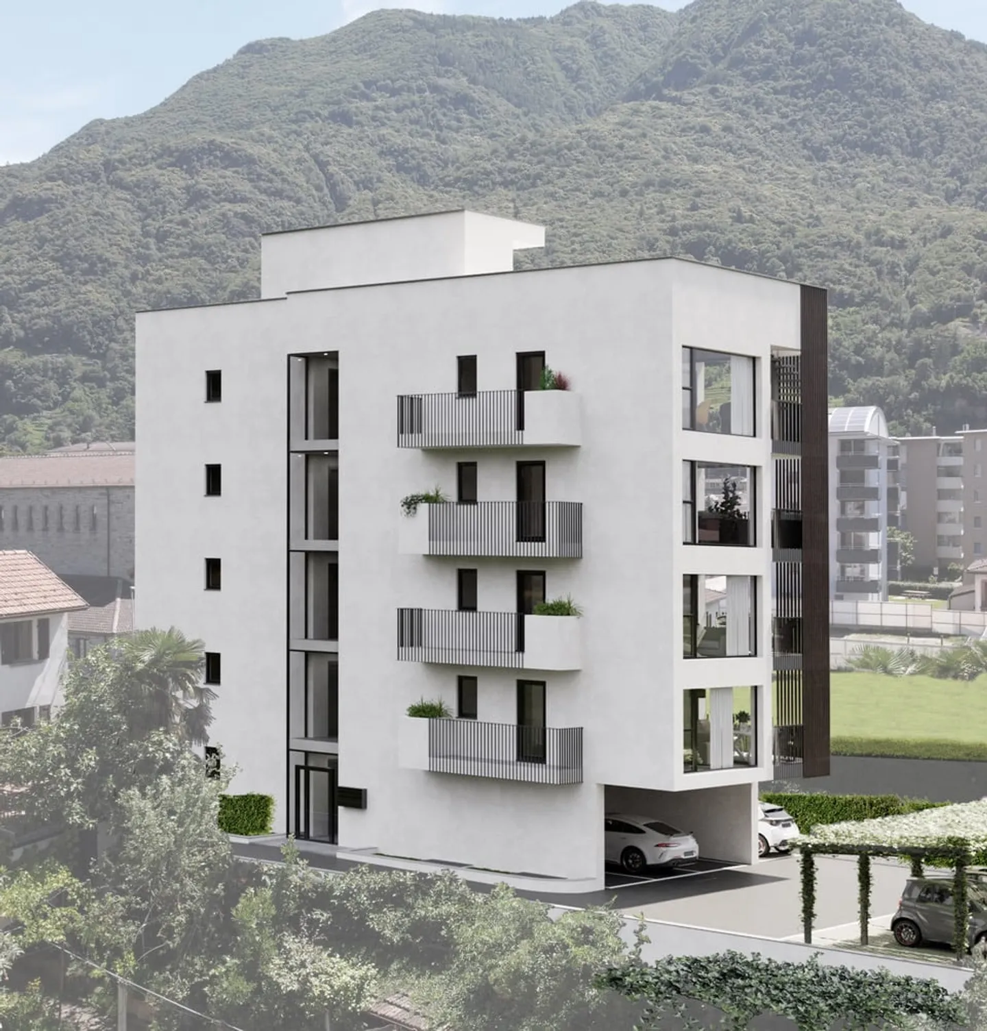 DIRECTEMENT DU DÉVELOPPEUR - Bellinzona - 3,5 pièces avec jardin privé - Photo 10 sur 10