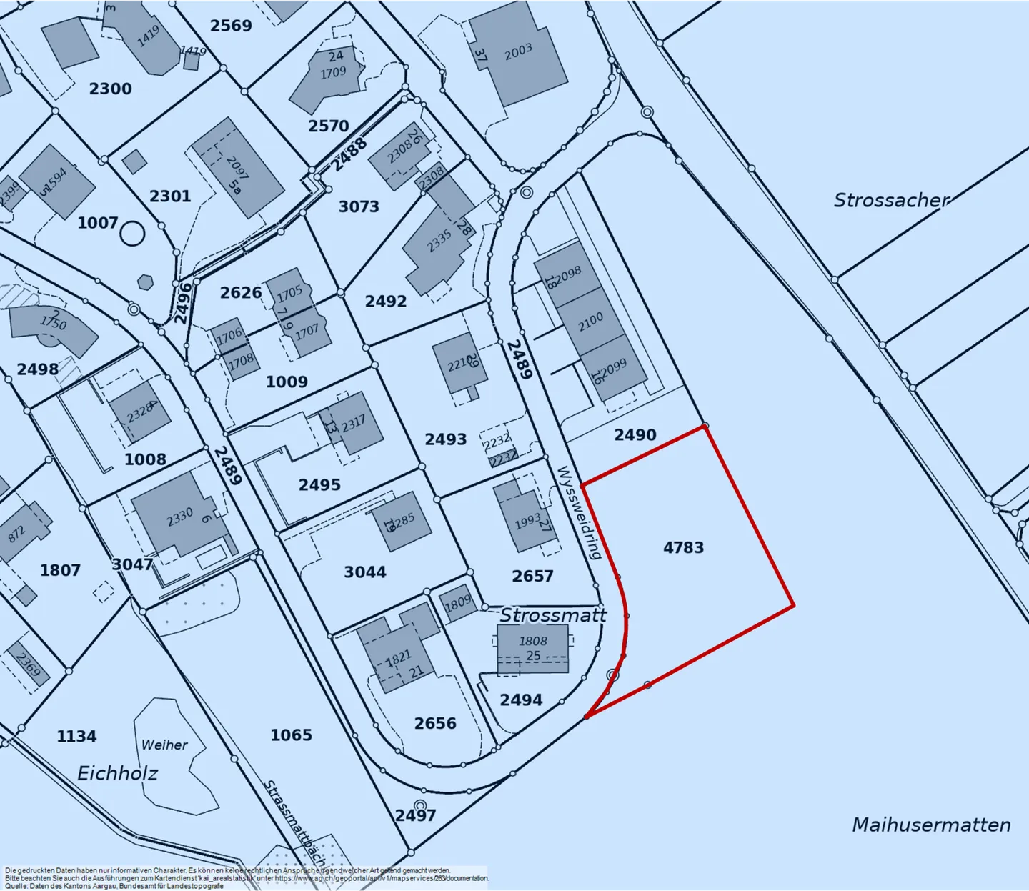 Sonniges Bauland in Menziken - Foto 2 von 11