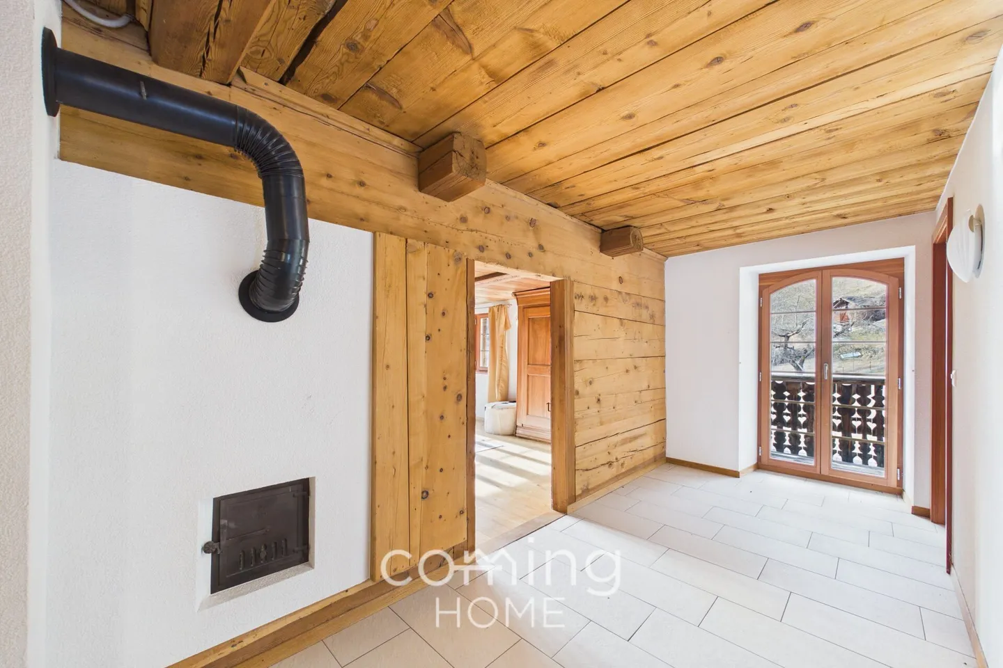 Appartement spacieux de 3,5 pièces dans le style chalet à Törbel - colline ensoleillée orientée au sud avec vue sur les montagnes - Photo 9 sur 15