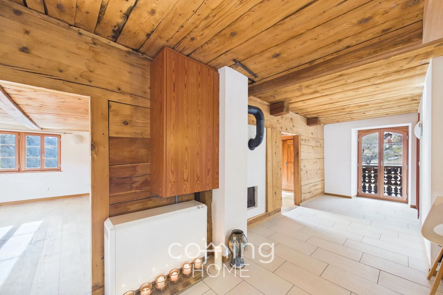 Appartement spacieux de 3,5 pièces dans le style chalet à Törbel - colline ensoleillée orientée au sud avec vue sur les montagnes - Photo 12 sur 15