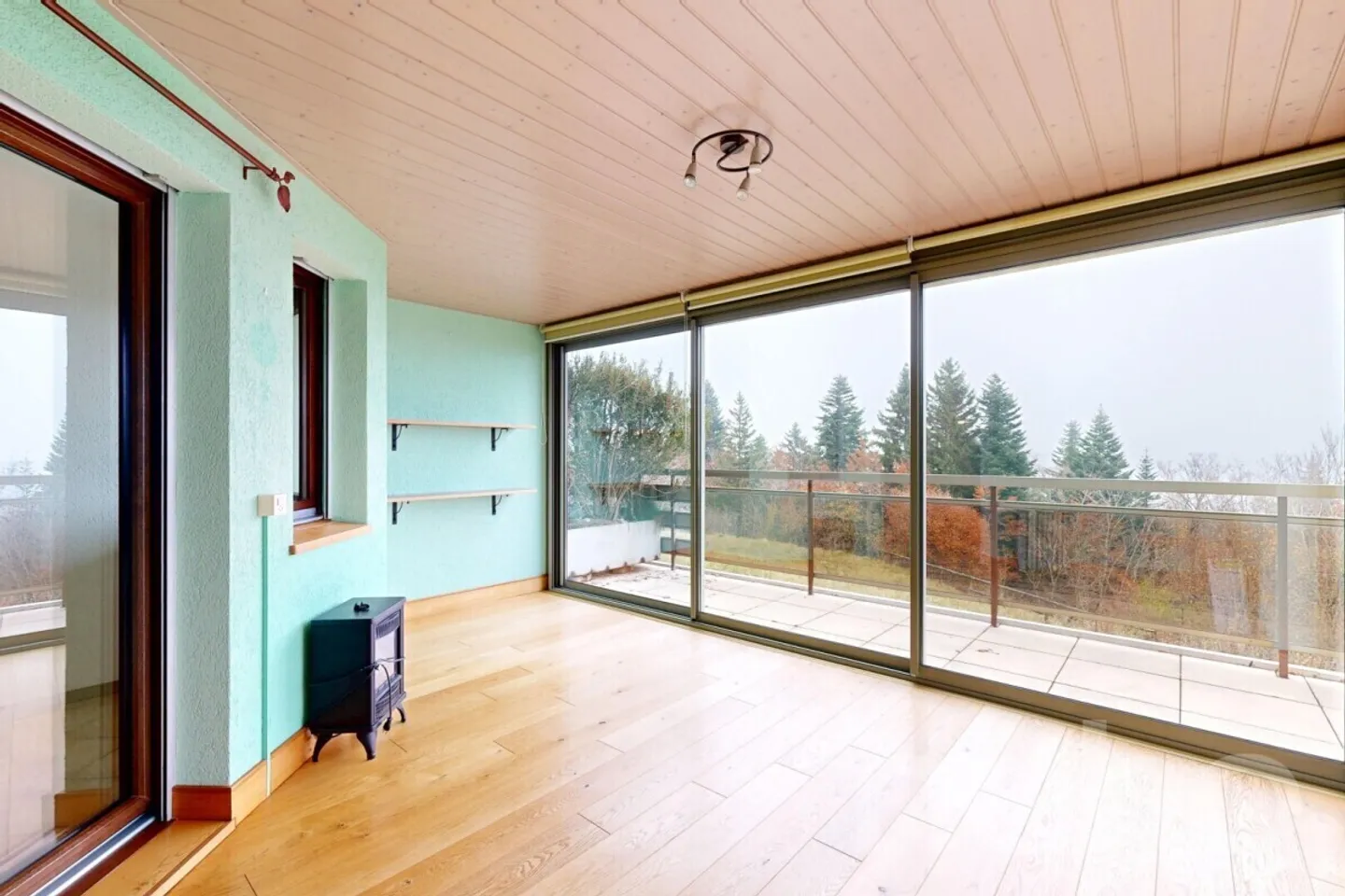 Wohnung mit Panorama auf den See und die Alpen, nahe dem Zentrum - Foto 5 von 12