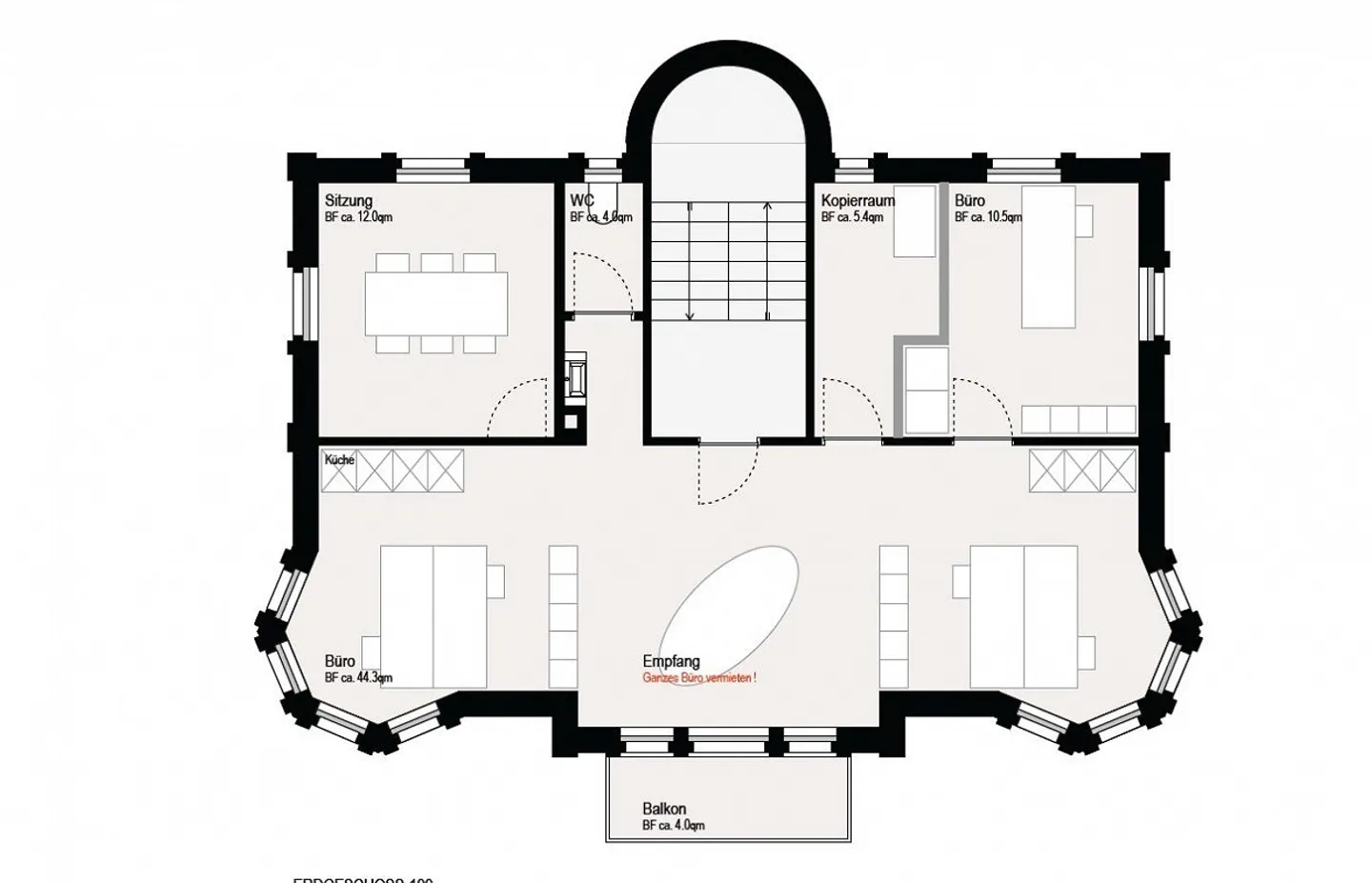 Spazio ufficio rappresentativo al piano rialzato - Foto 10 di 12
