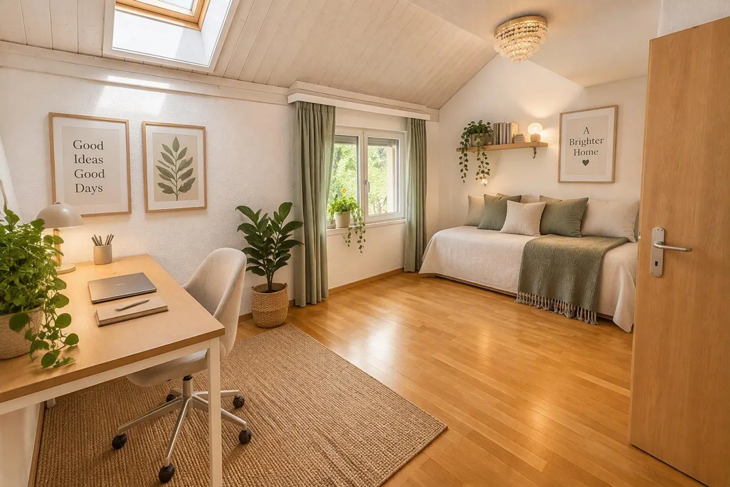 Casa a schiera affascinante con idillio da giardino e soffitta convertita - Foto 9 di 14