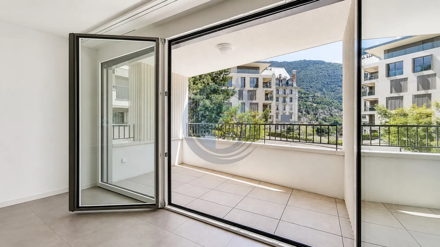 APPARTEMENT MODERNE DE 3,5 PIÈCES À MONTREUX - Photo 2 sur 12