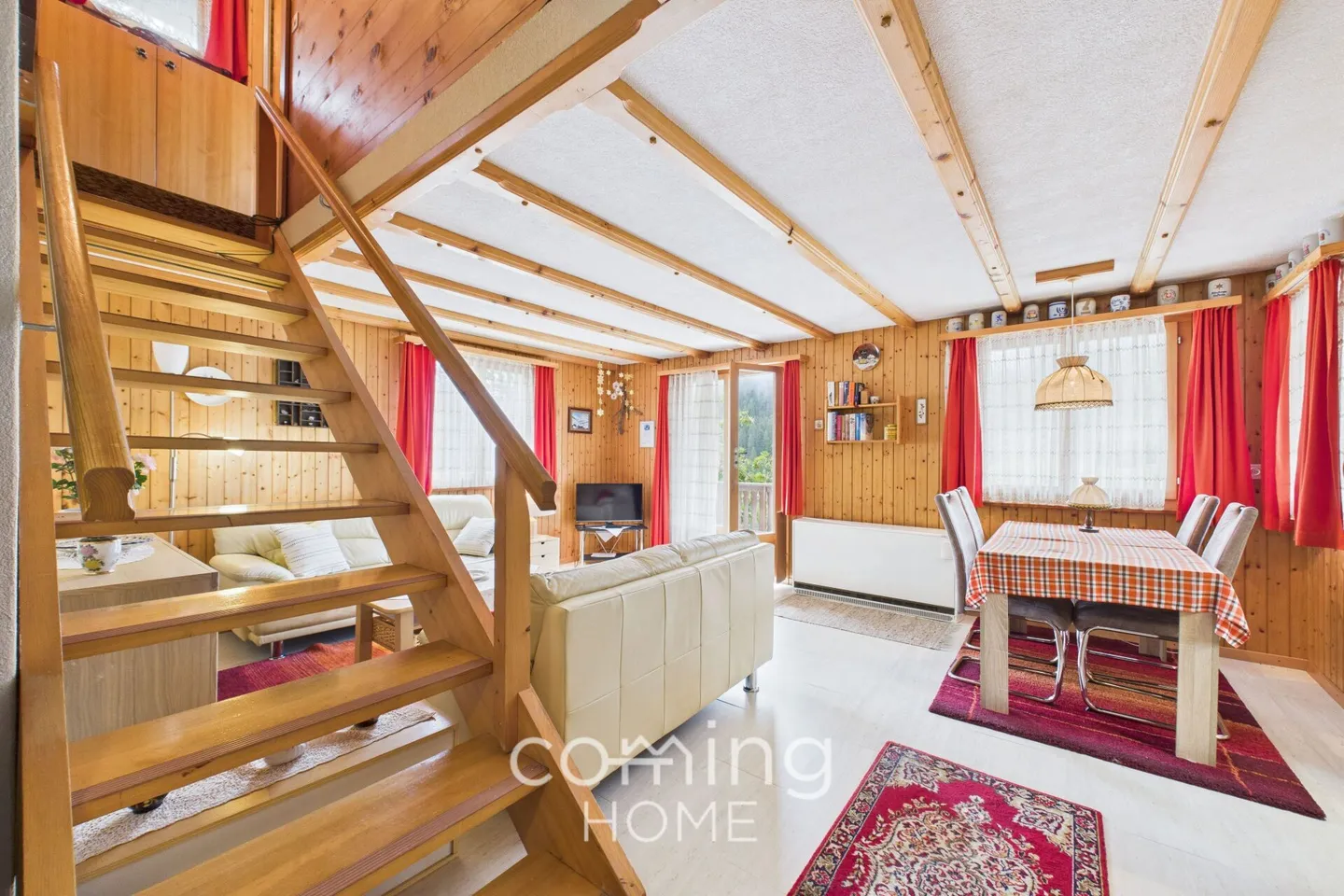 Chalet mit 2 Drei-Zimmer-Wohnungen und Panoramablick auf die Berge - Zweitwohnung im Lötschental VS - Foto 8 von 26