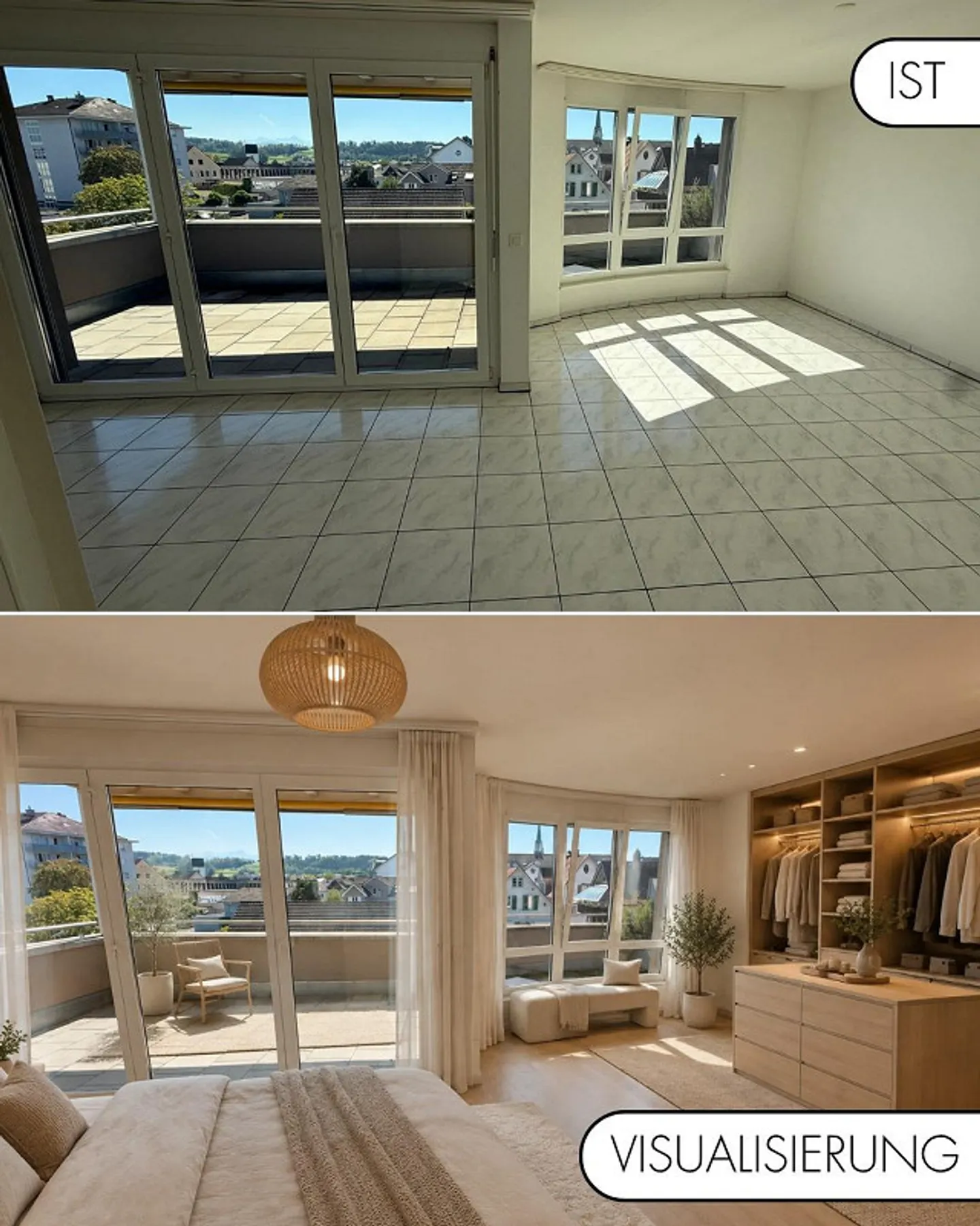 Appartement duplex de 4,5 pièces bien entretenu dans un emplacement privilégié à Amriswil - Photo 4 sur 11