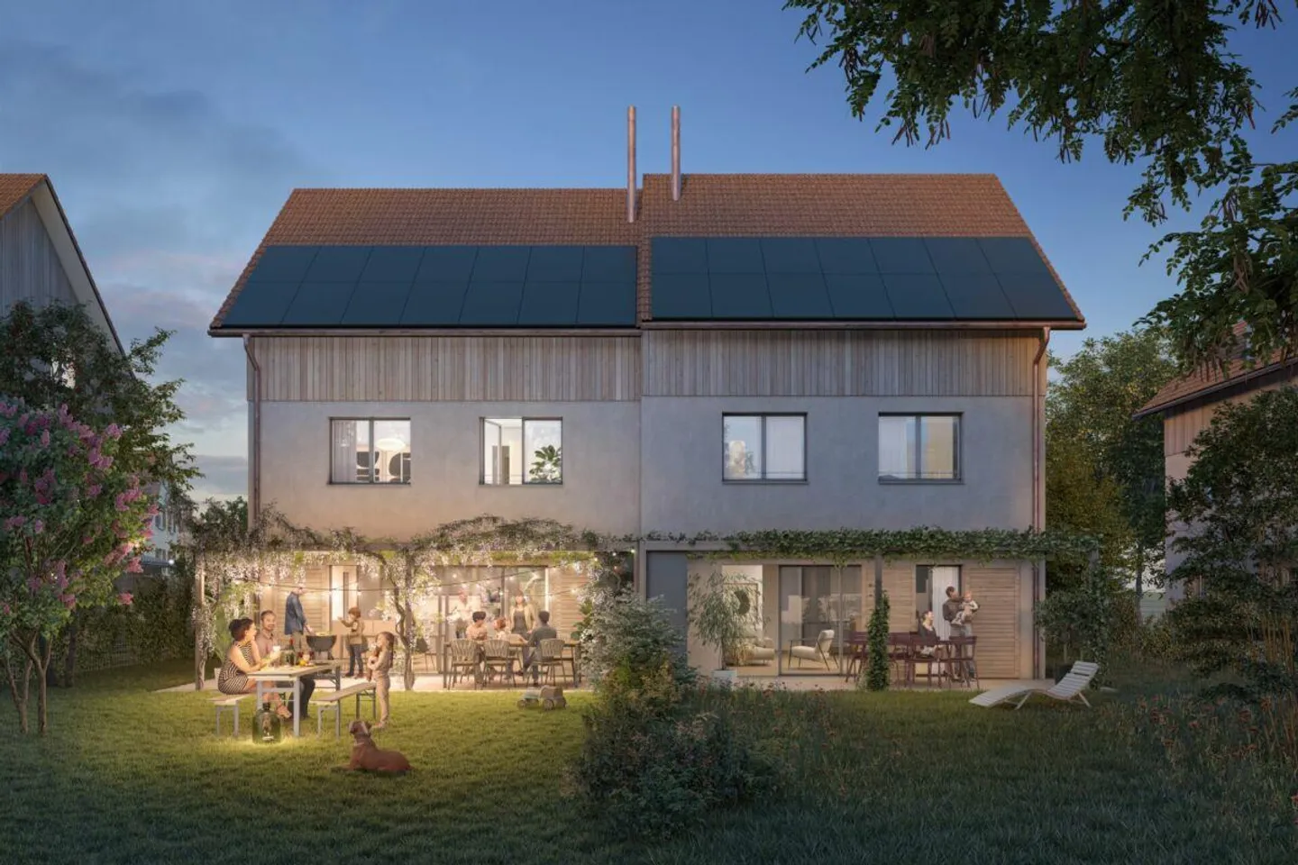 Casa unifamiliare nuova adatta alle famiglie con giardino - Foto 3 di 14