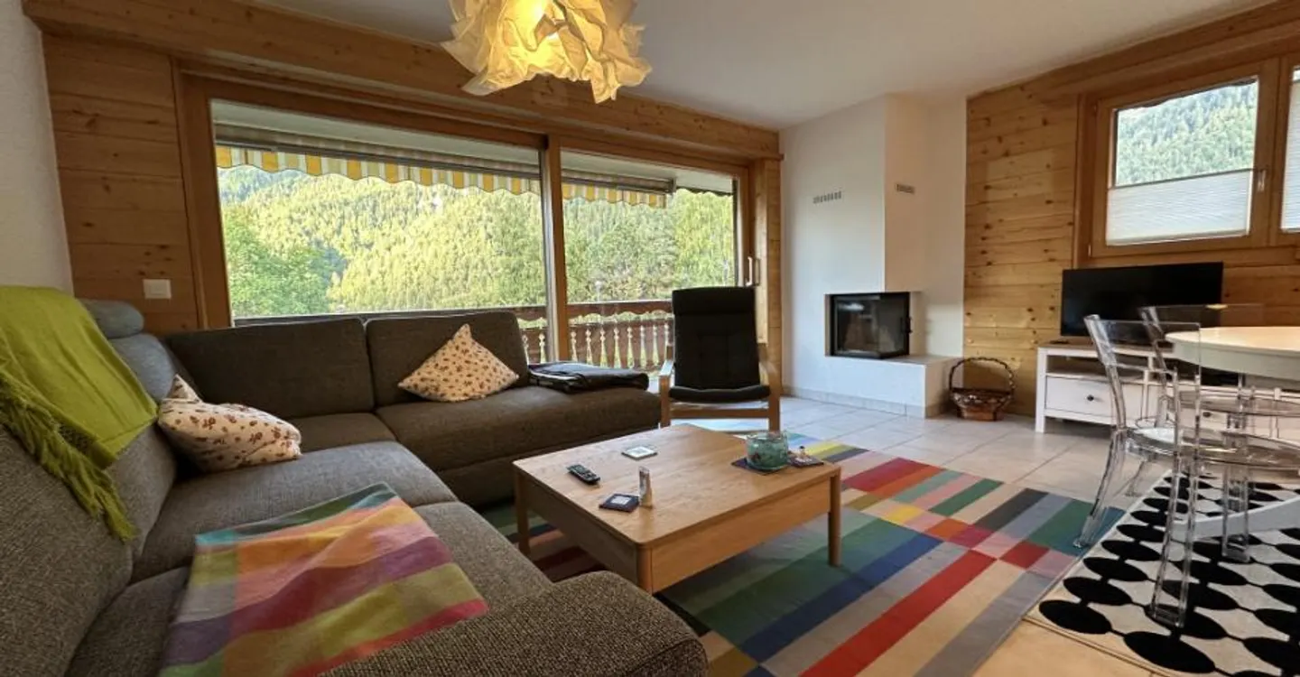 OVRONNAZ - Appartement meublé de 3.5 pièces avec vue imprenable - Foto 2 di 8
