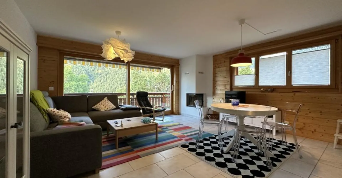 OVRONNAZ - Appartement meublé de 3.5 pièces avec vue imprenable - Foto 6 di 8